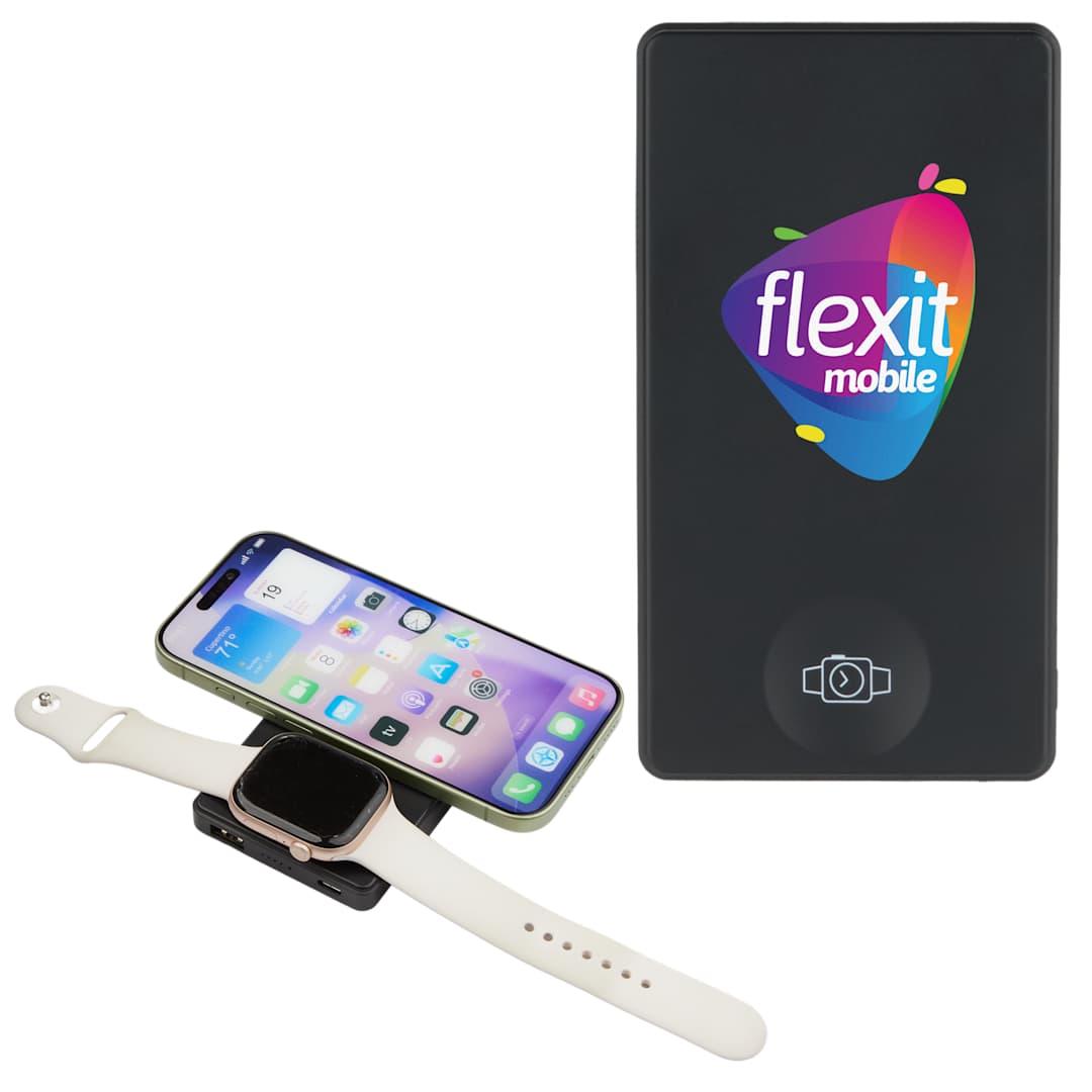 4000Mah magclick™ powerbank with iwatch charger Black miniatura 14