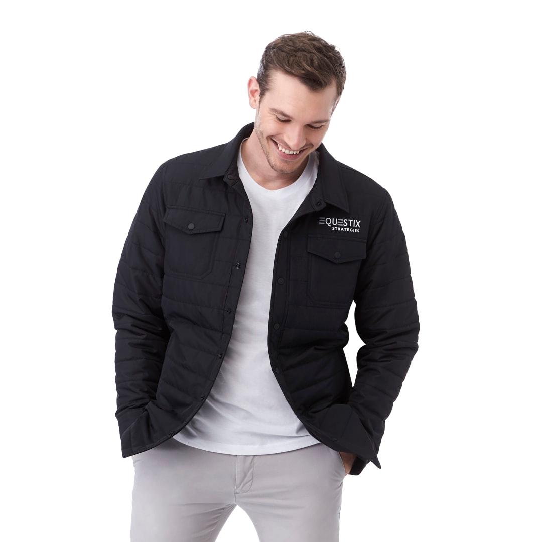 Mens porter eco insulated shacket Navy Blue miniatura 17
