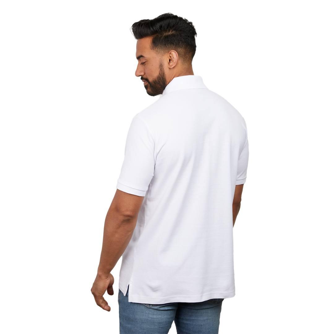 Palo short sleeve 100% cotton pique polo - mens White miniatura 2