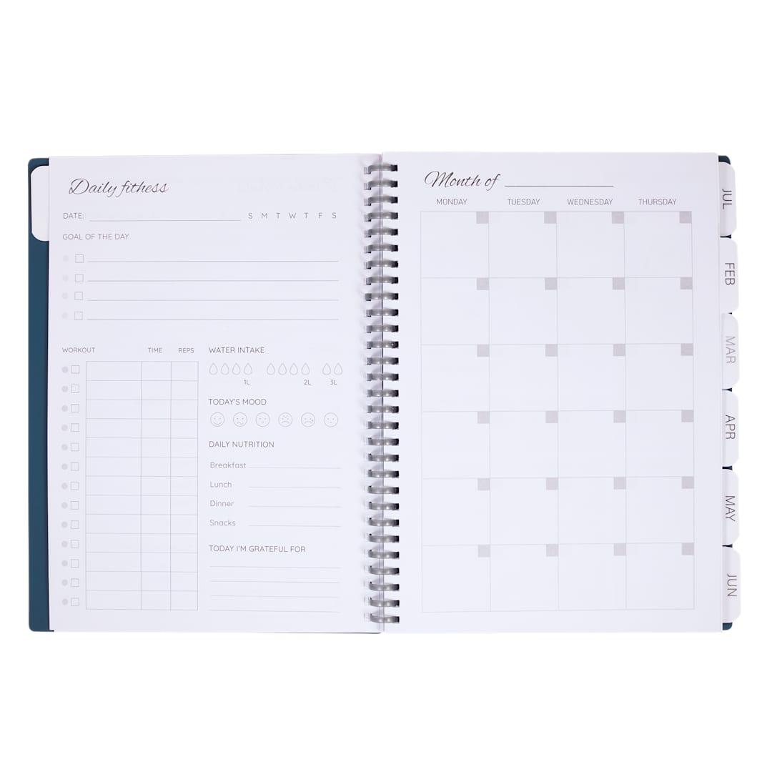 Wellable™ plan well undated planner journal Navy Blue miniatura 21