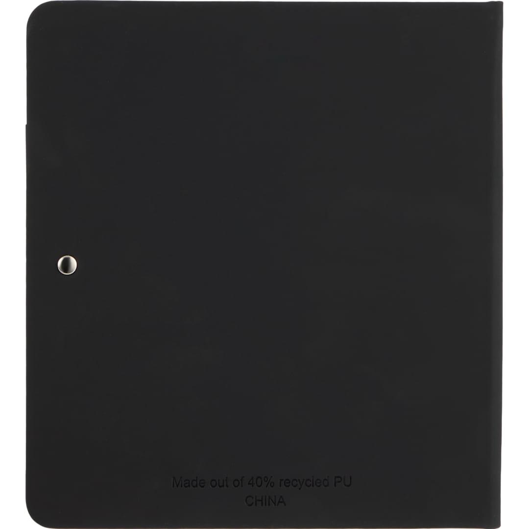 Recycled pu white board & sticky notes pad Black miniatura 4