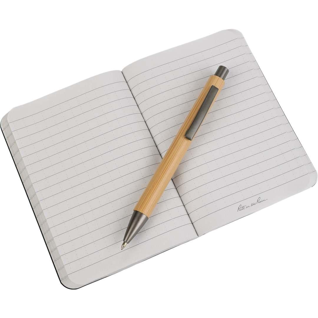 3.5 X 5.25 rite in the rain soft cover notebook Black miniatura 9