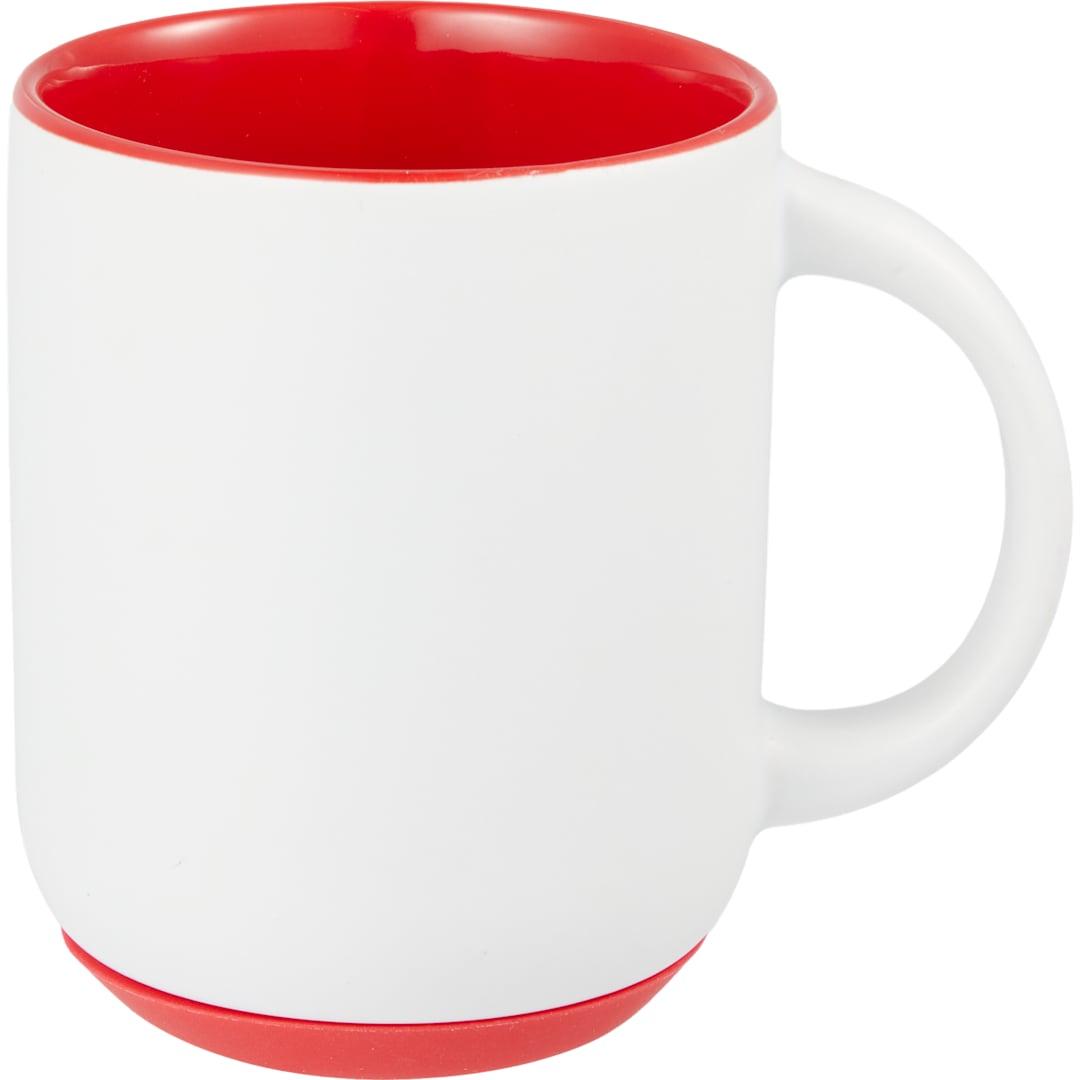 Isaac ceramic mug w/ rubber bottom 14oz White thumbnail 33