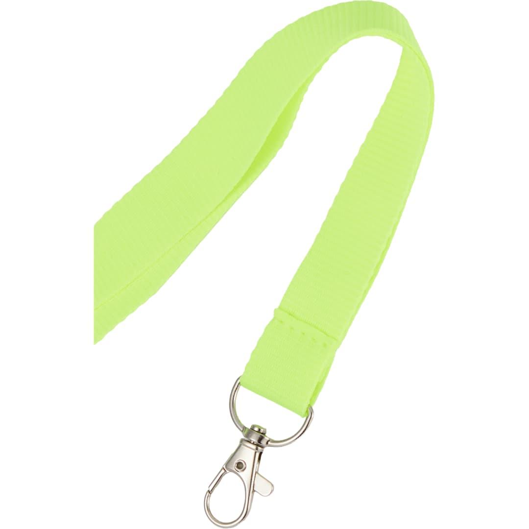 Neon recycled lanyard Blue miniatura 15