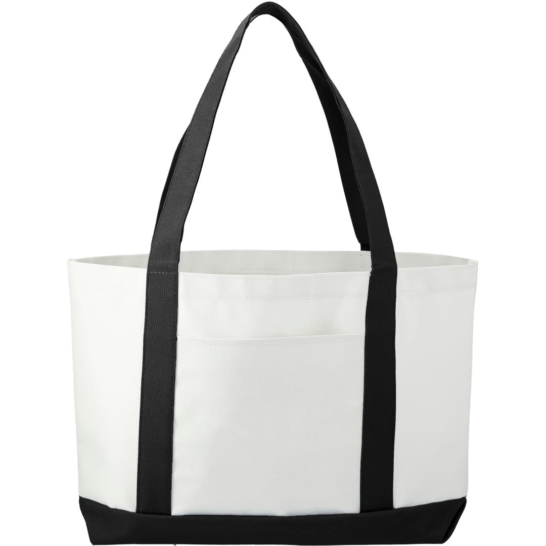 Large canvas tote bag White miniatura 10
