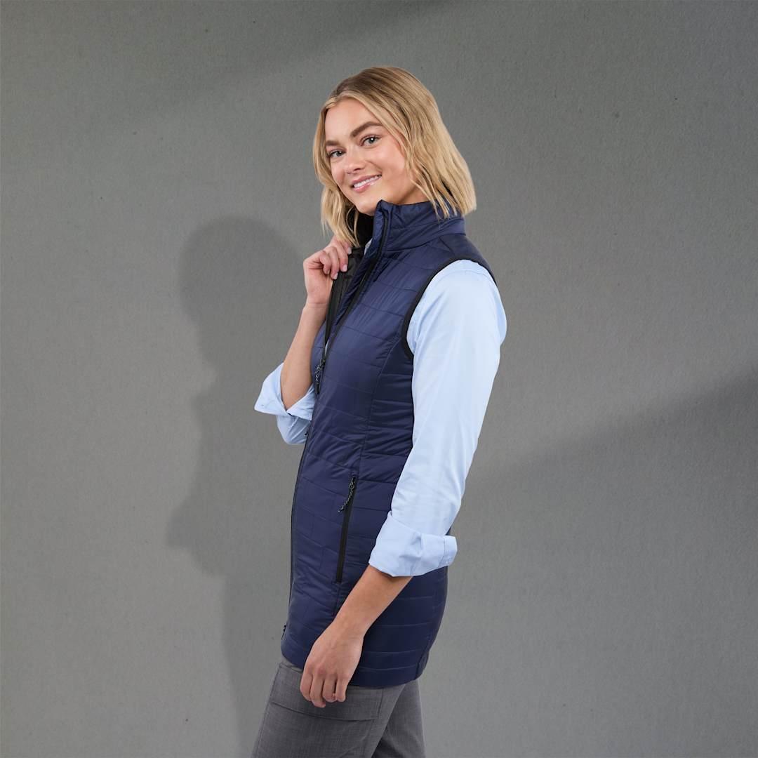 Womens telluride packable insulated vest Black miniatura 10
