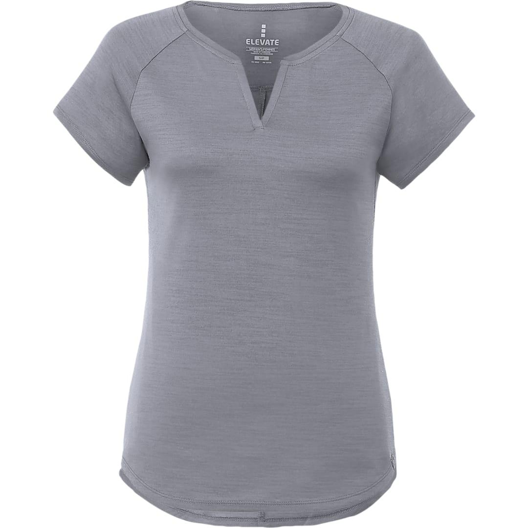 Womens amos eco ss top Blue miniatura 14