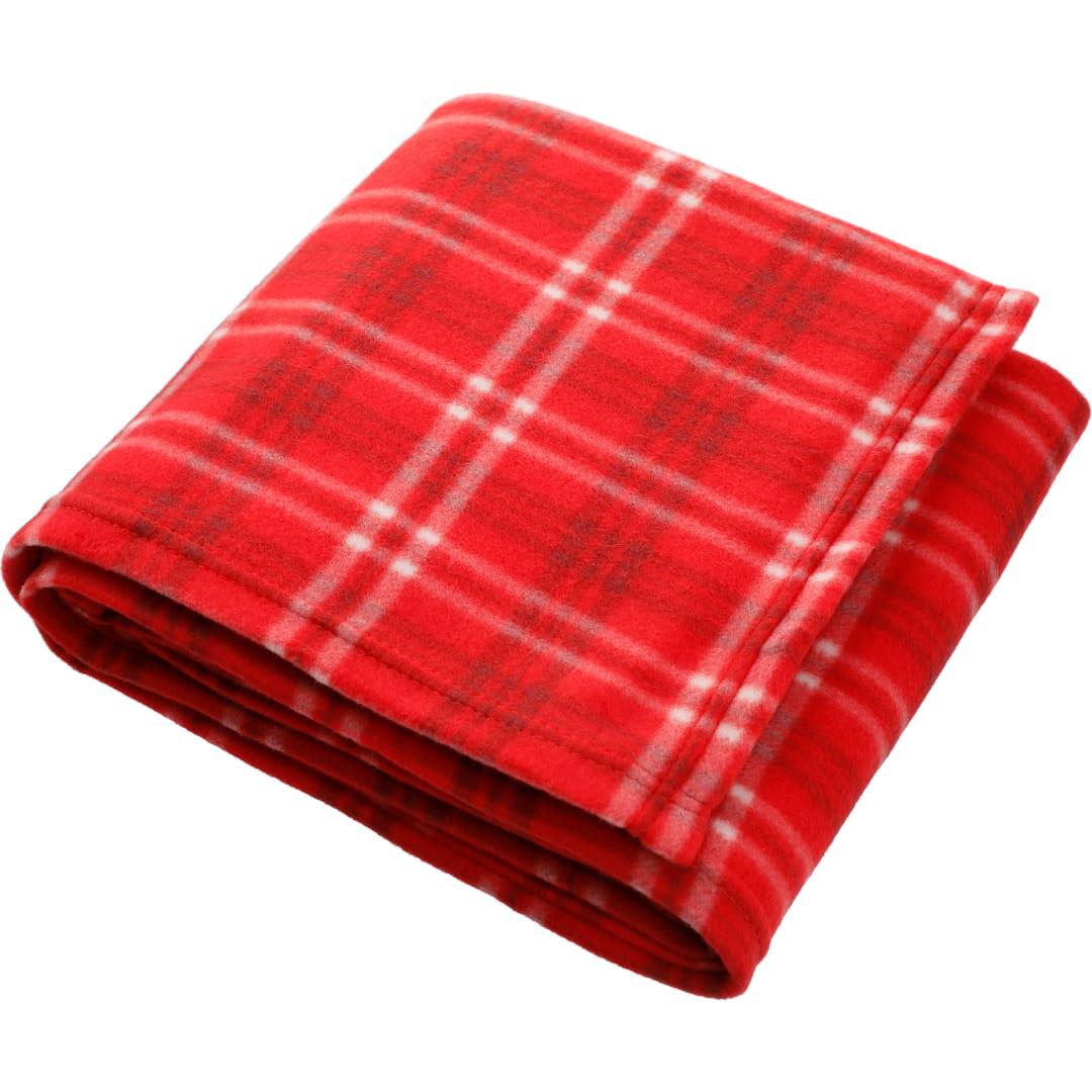 Plaid fleece blanket Black miniatura 5