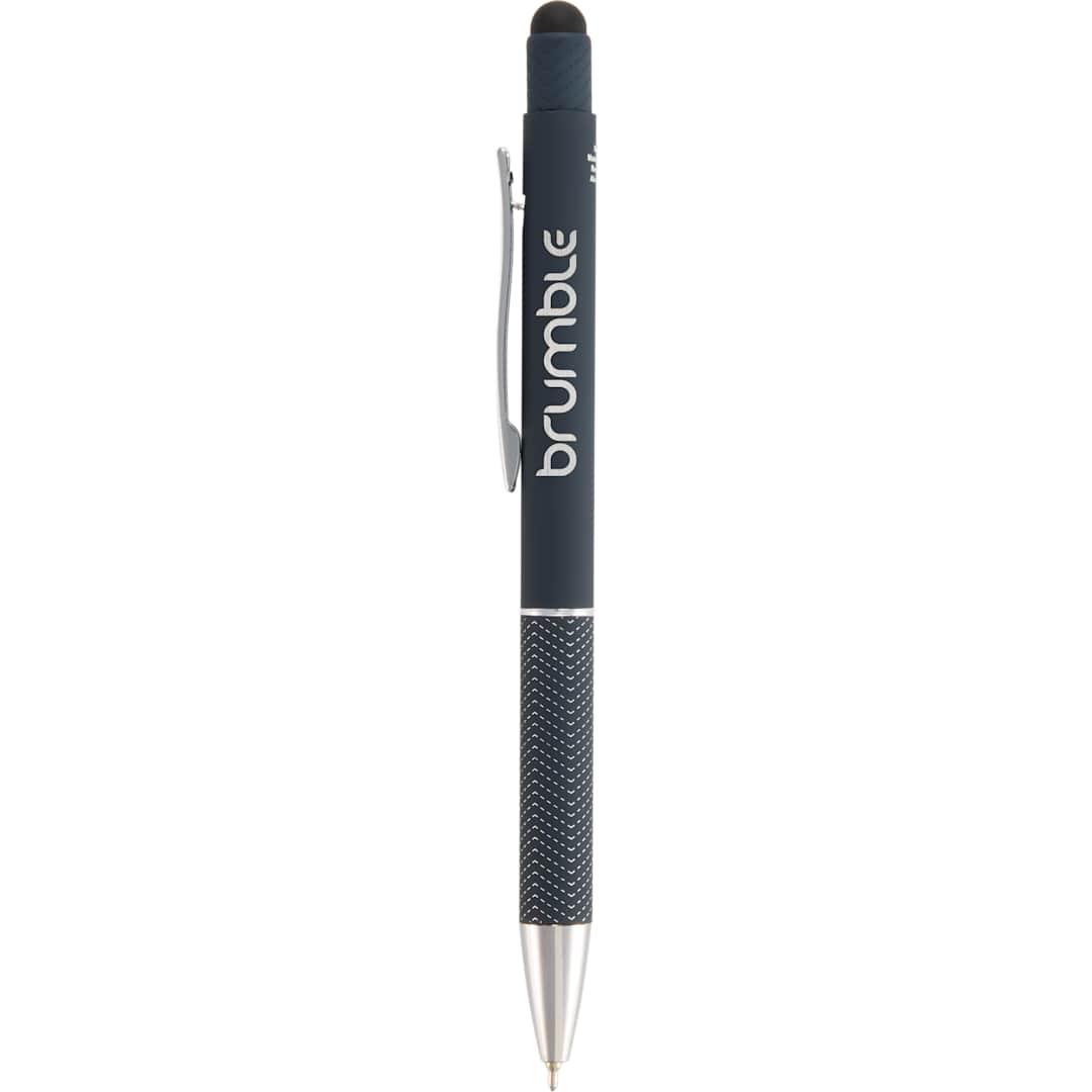 Nadine recycled soft touch gel stylus Black miniatura 13