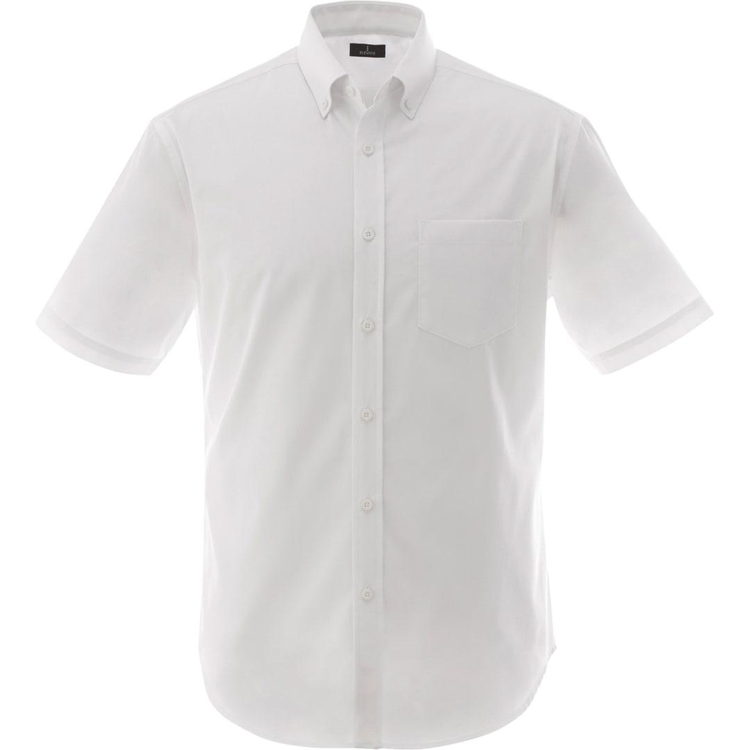 Mens stirling short sleeve shirt tall Black miniatura 3