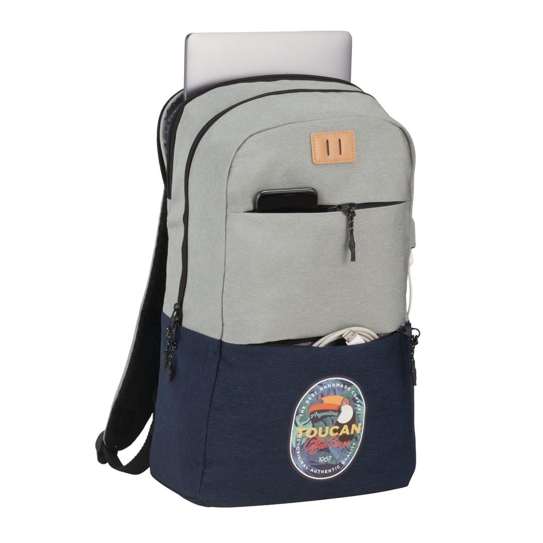 Nbn linden 15 computer backpack Dark Gray miniatura 11