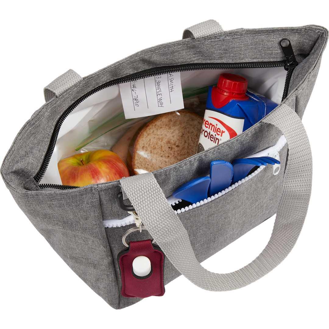 Focus rpet 6 can lunch cooler Black miniatura 12