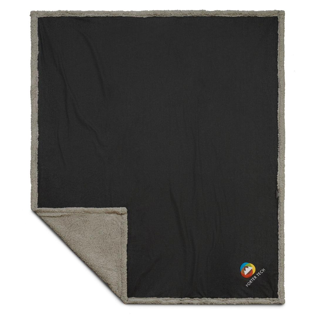 Field & co.® oversized wool sherpa blanket Dark Gray miniatura 11
