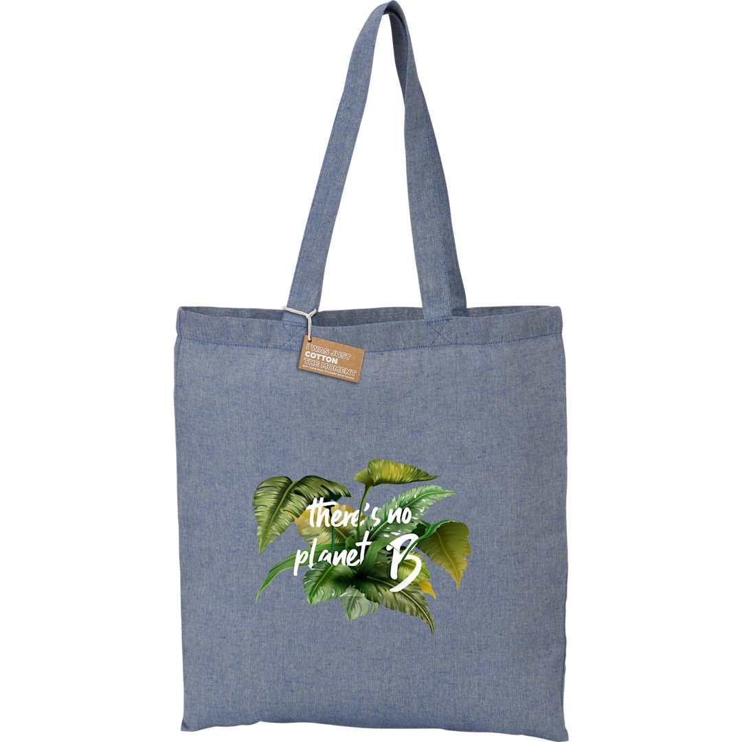 Recycled 5oz cotton twill tote Red miniatura 12