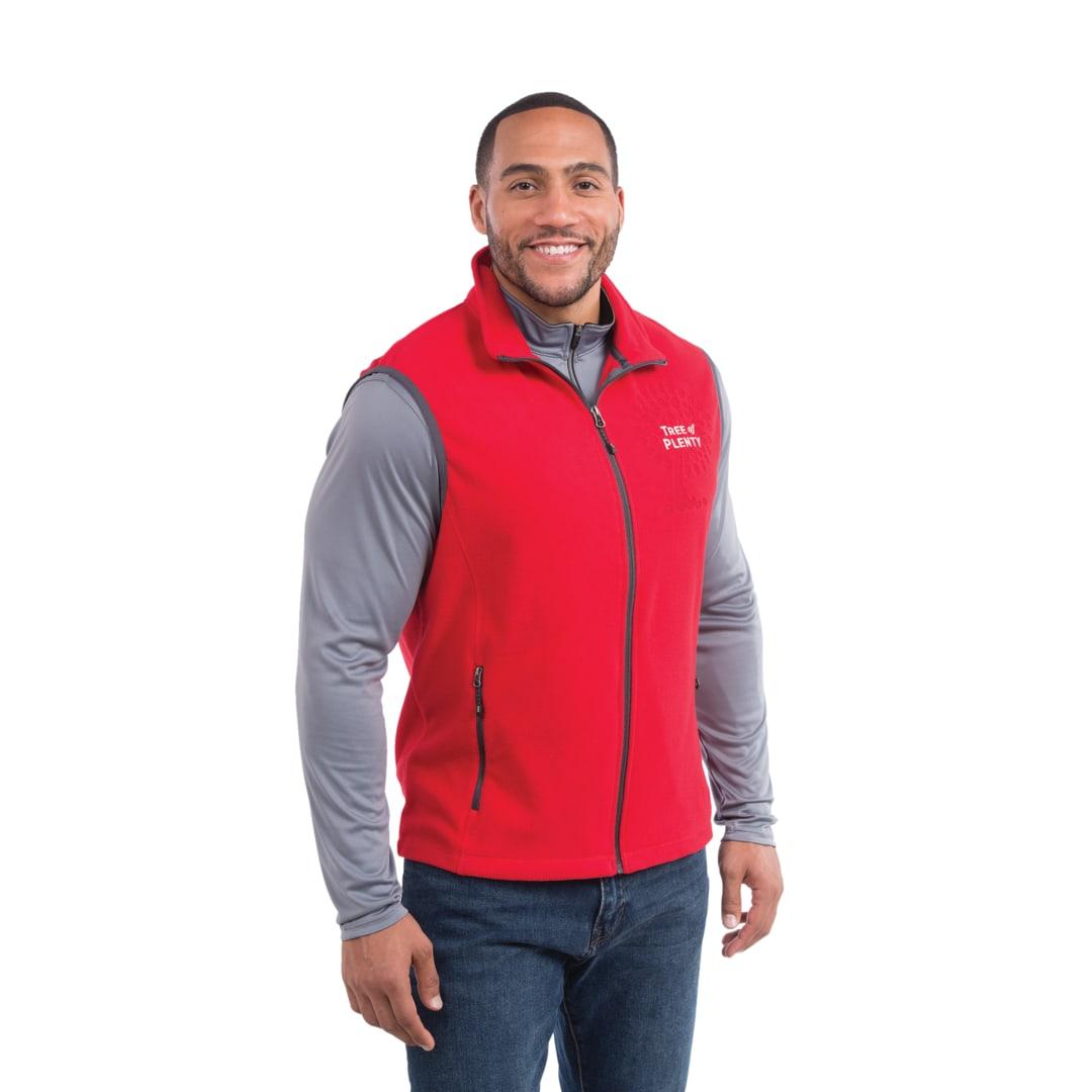 Mens tyndall polyfleece vest Black miniatura 4