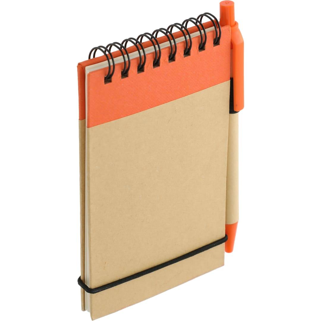 Fsc® mix 5 x 3 recycled jotter with pen Natural miniatura 21