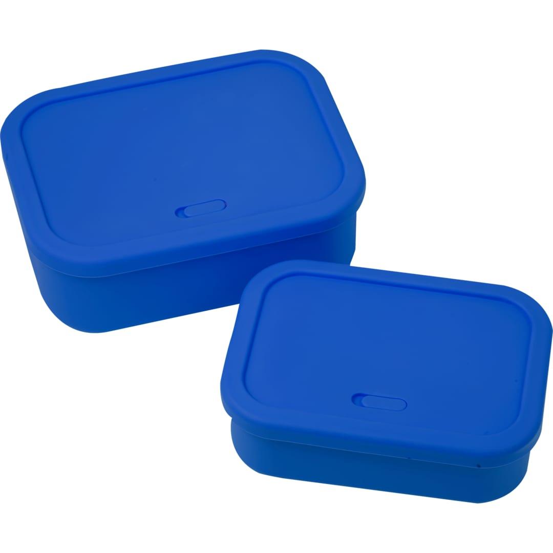 Silicone food storage box with air valve - set of Several Colors miniatura 3