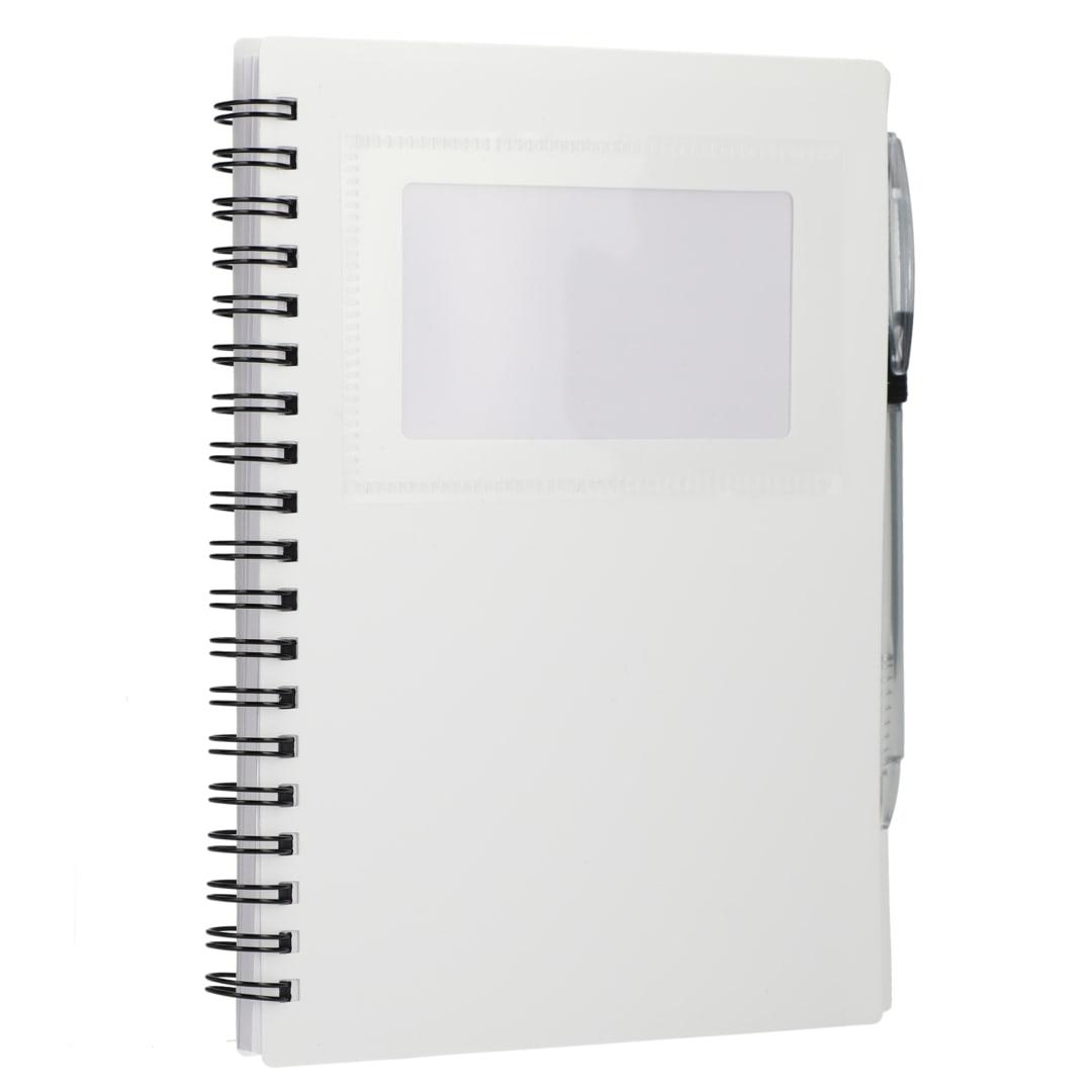 Fsc® recycled 5 x 7 star spiral notebook with pe Black miniatura 27