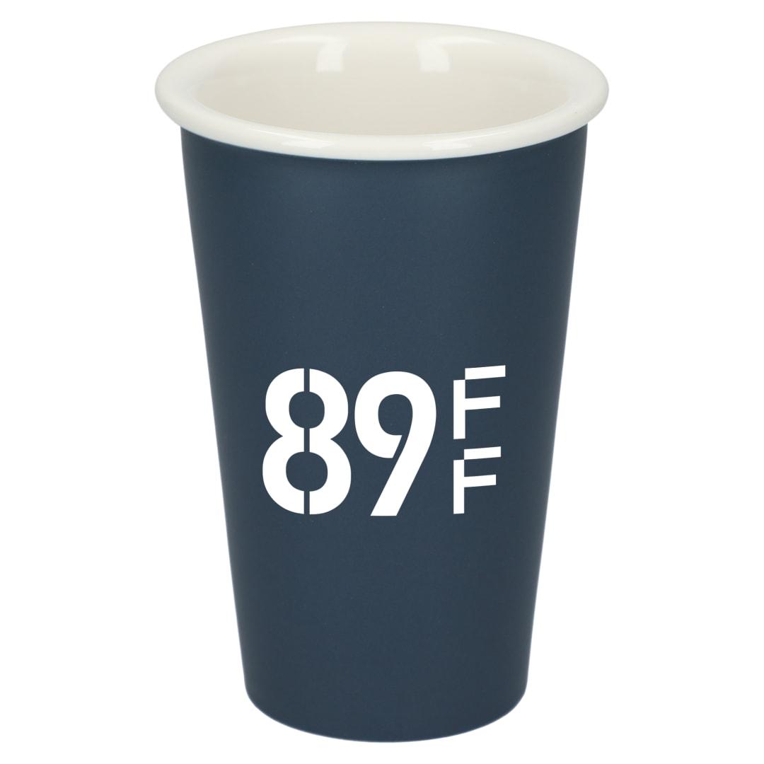 Im not a paper cup 10oz ceramic tumbler Black miniatura 16