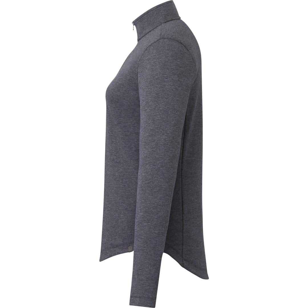 Womens rigi eco knit half zip Grey miniatura 21