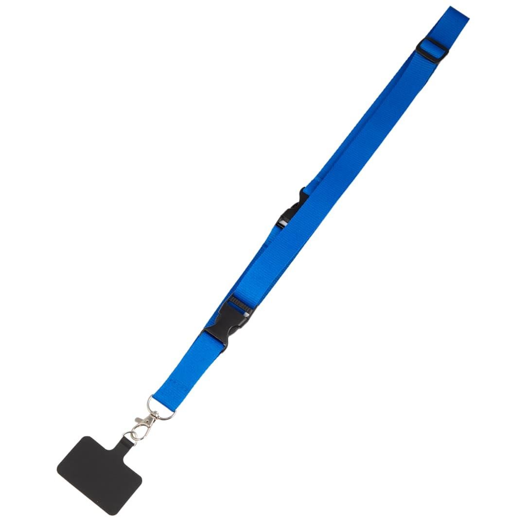 Adjustable recycled phone lanyard Black miniatura 19