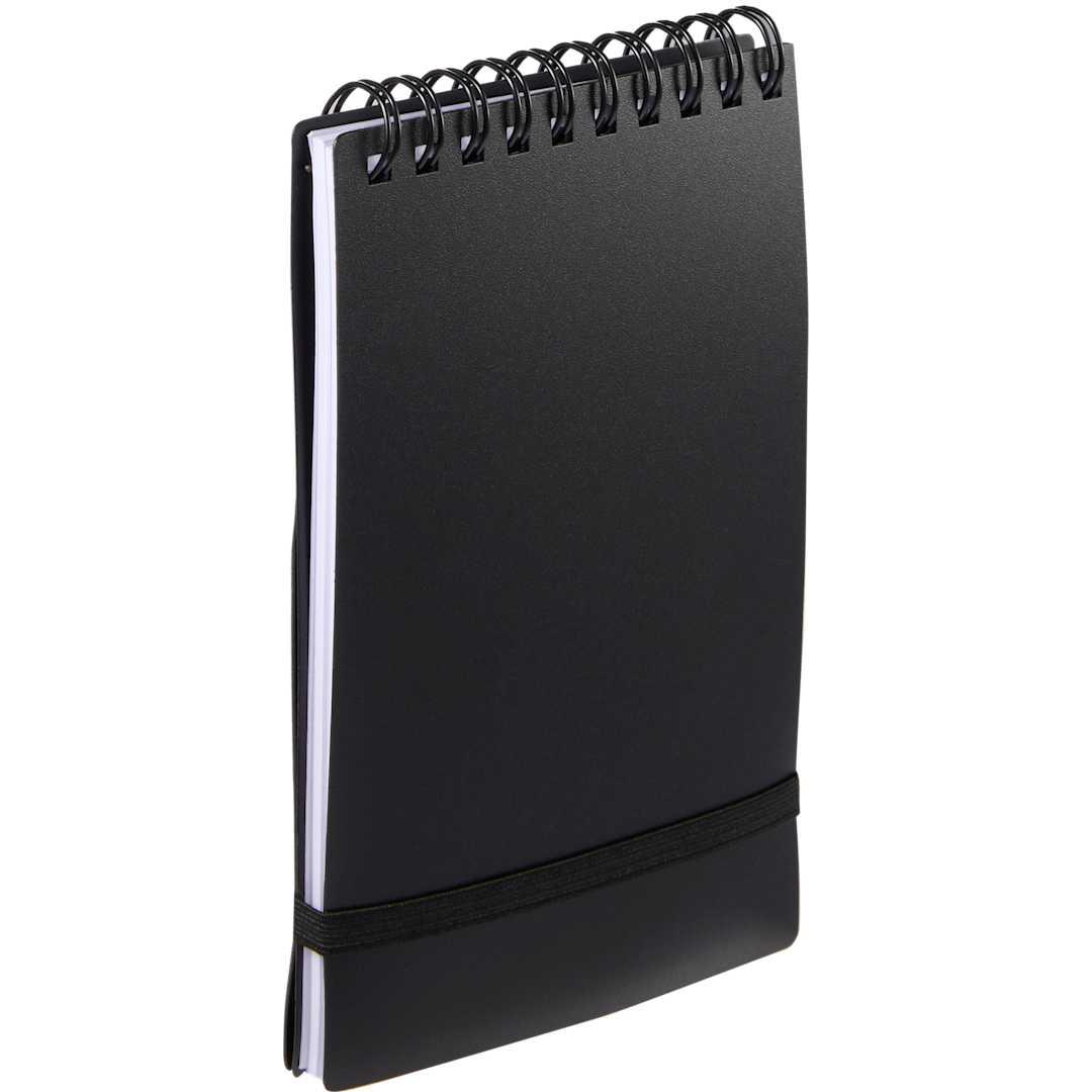 3 X 5 recycled stand up pocket jotter Black miniatura 6