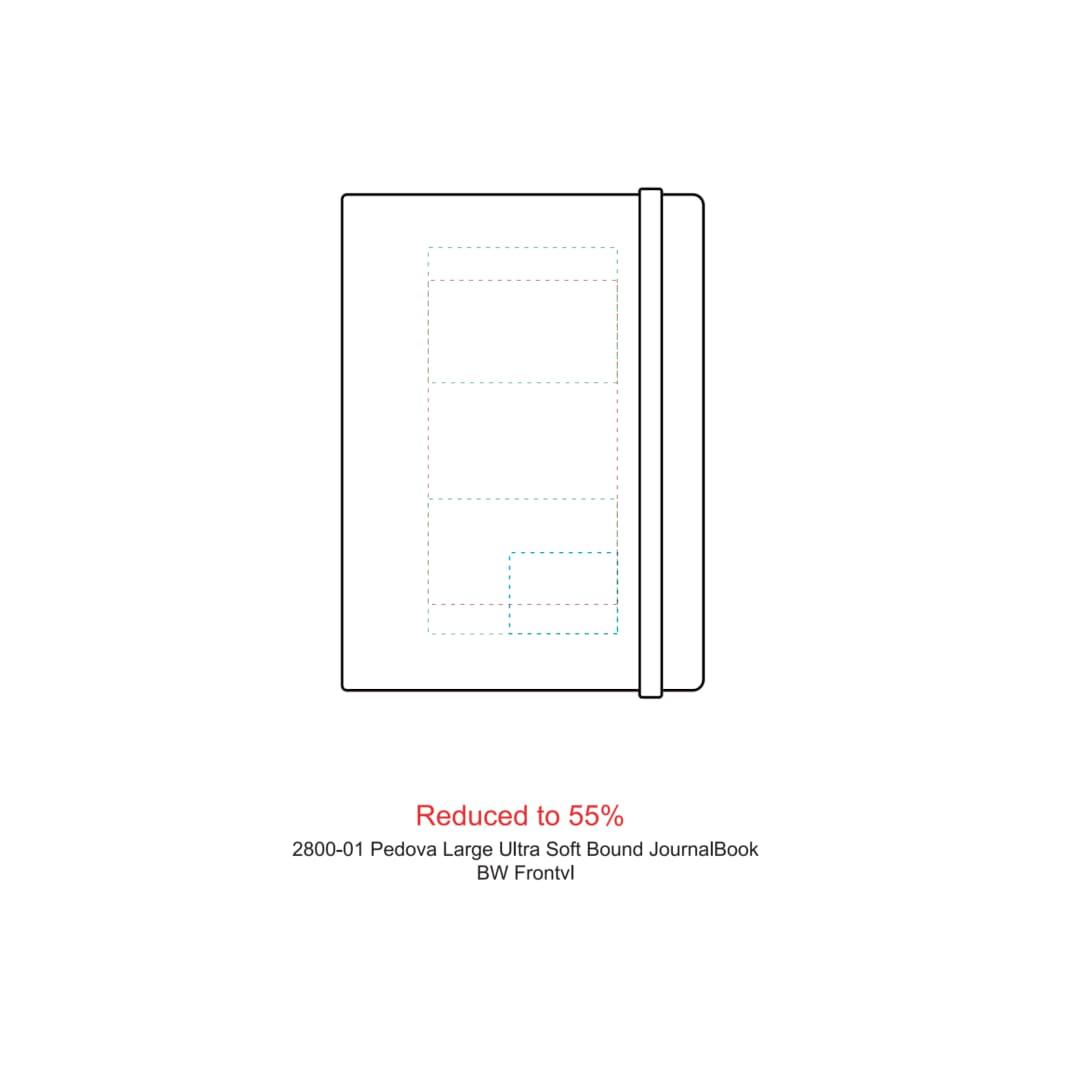 Fsc® mix 6.75 x 9.5 pedova™ large soft journal Navy Blue miniatura 7