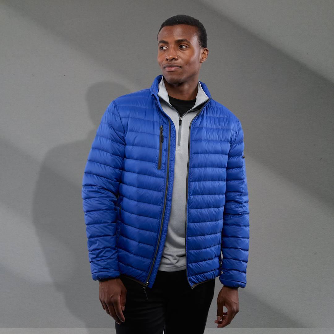 Mens whistler light down jacket Black miniatura 13