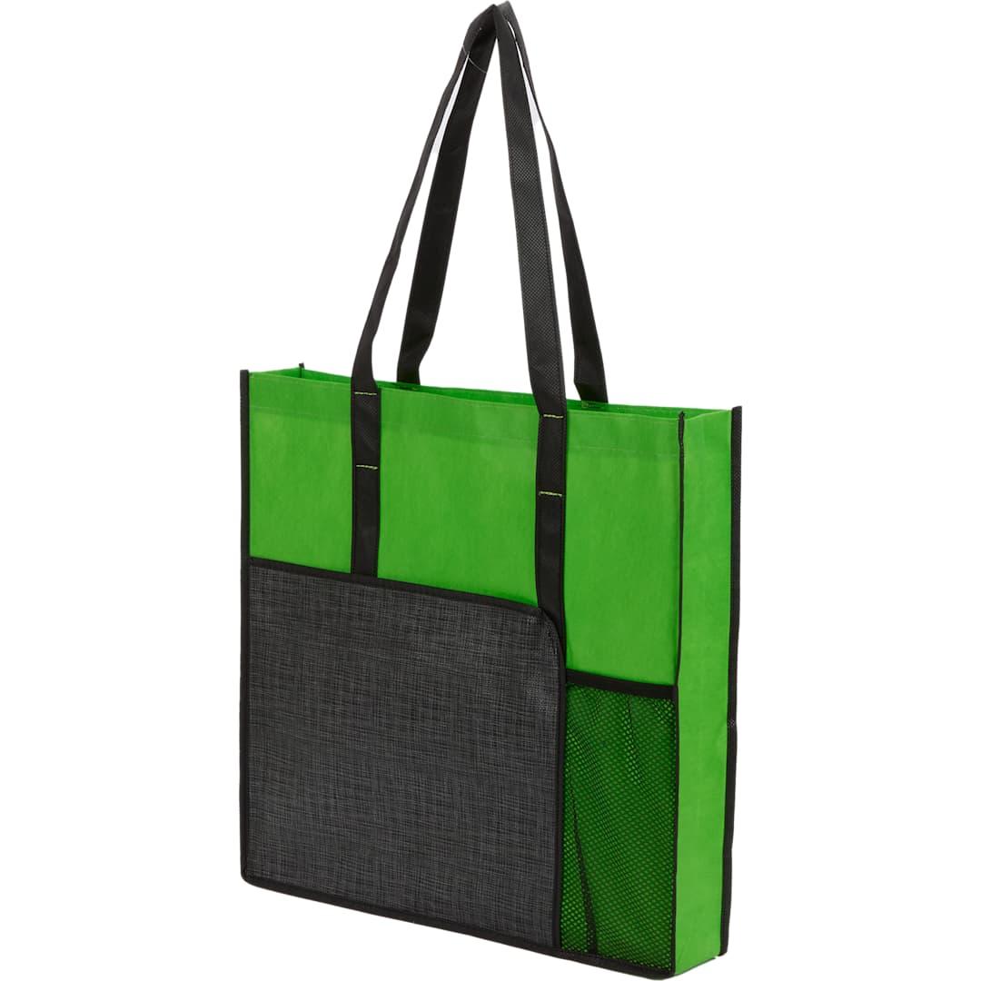 Radius recycled non-woven tote Black miniatura 8