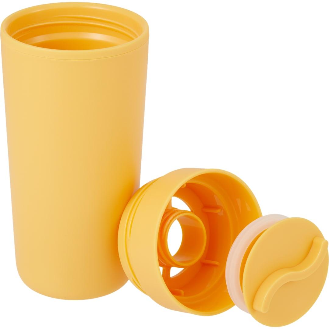 Lola recycled tumbler w/ 360 degree lid 16 oz Black miniatura 53