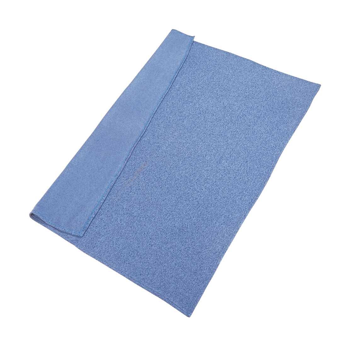 Heathered fleece blanket Blue miniatura 6