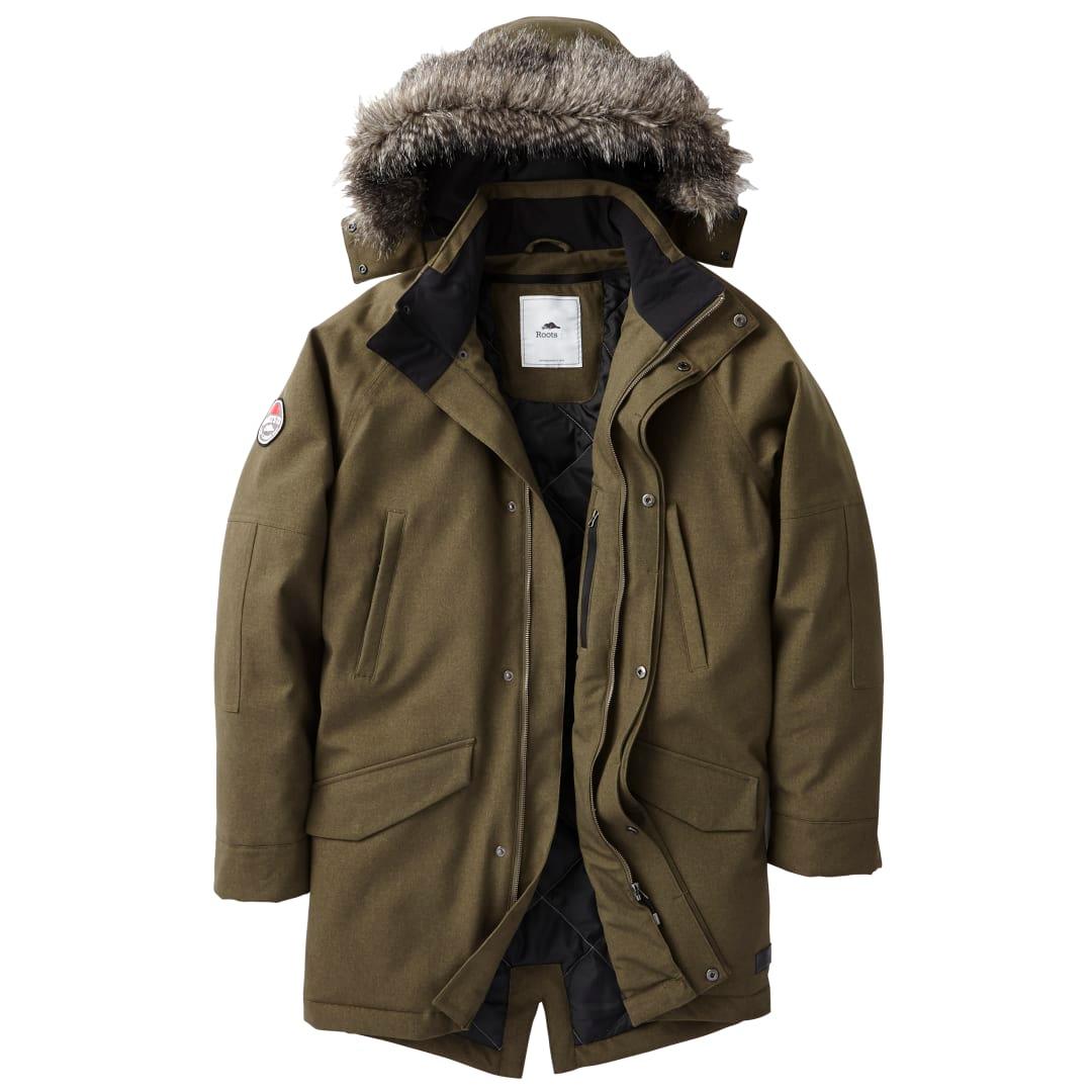 Mens bridgewater roots73 insulated jacket Dark Green miniatura 6