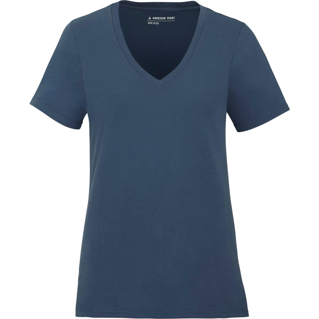 American giant classic cotton v-neck t - womens White miniatura 12