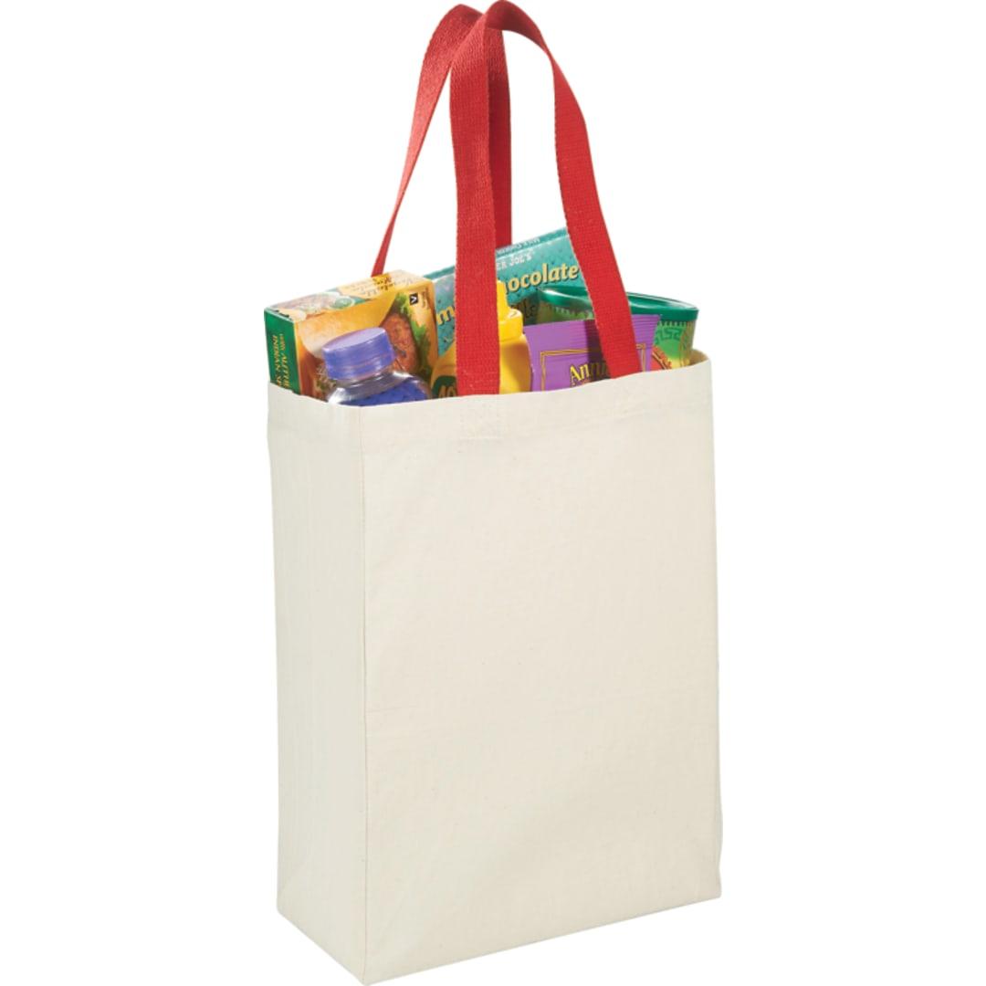 Nebraska 5oz cotton canvas grocery tote Green miniatura 7