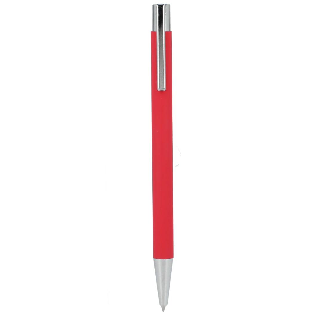 Maxi recycled aluminum soft touch gel pen Black miniatura 26