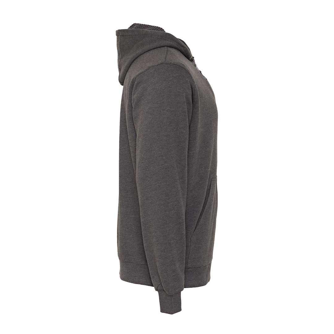 Berne heritage grid fleece-lined zip sweatshirt - mens Black miniatura 9