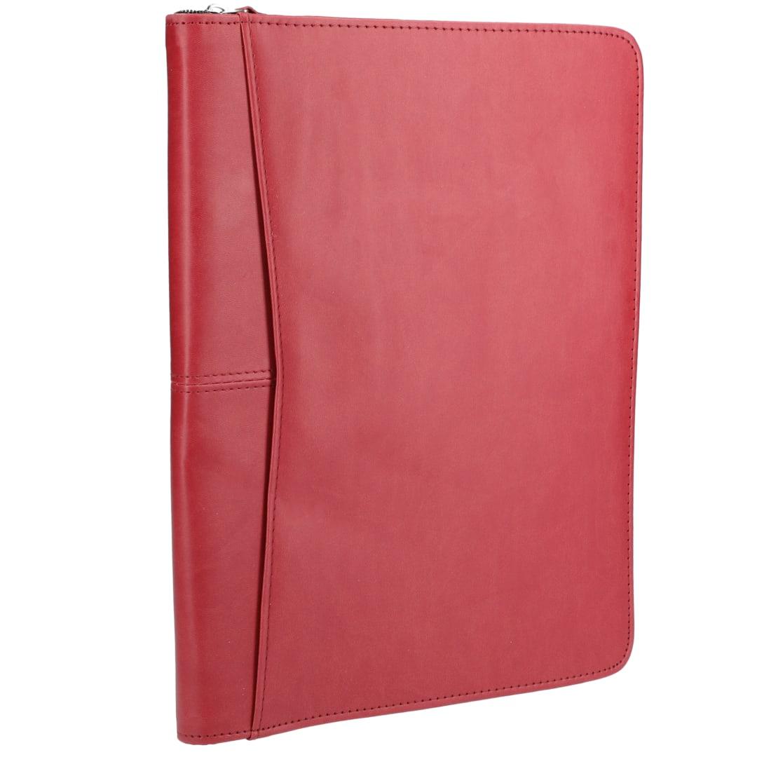 Fsc® mix pedova™ recycled zippered padfolio Red miniatura 13