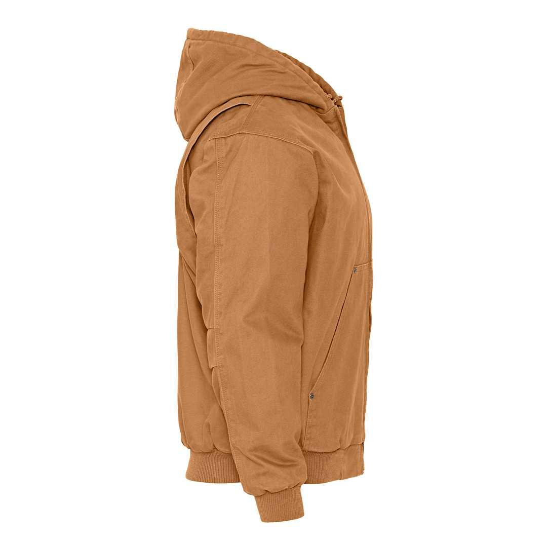 Berne heartland washed duck hooded work jacket Black miniatura 9