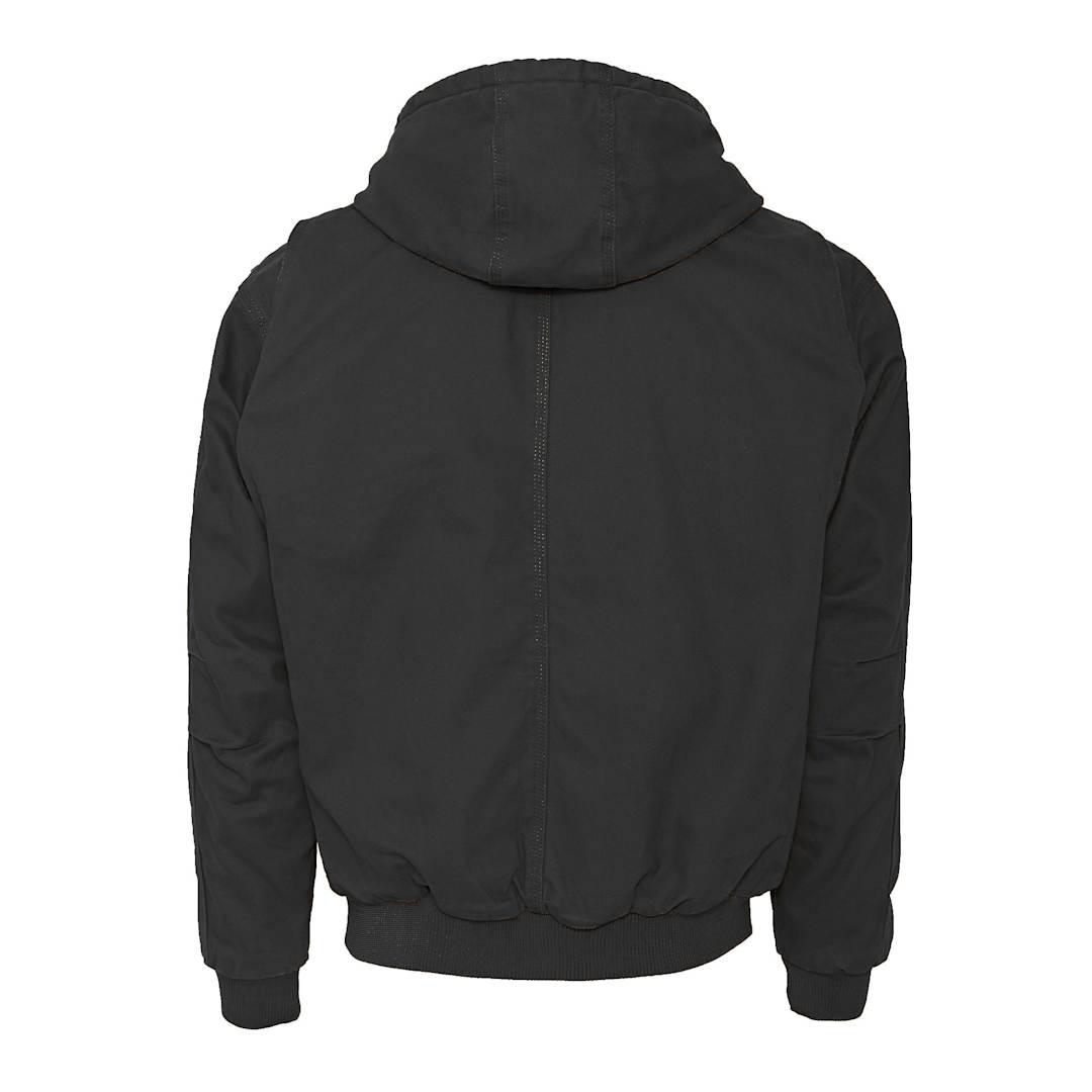 Berne heartland washed duck hooded work jacket Black miniatura 10