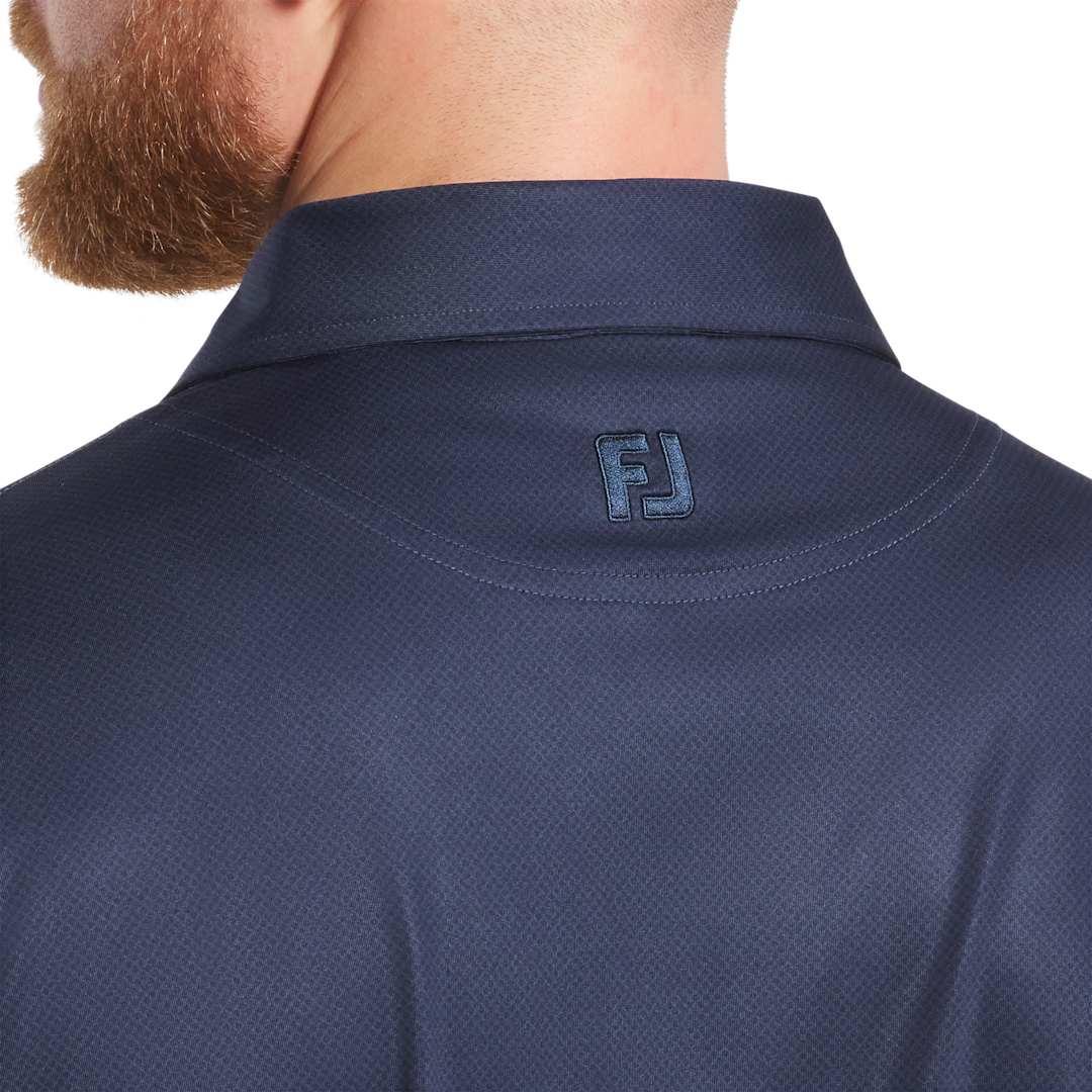 Footjoy mens tonal dot print polo Royal miniatura 16