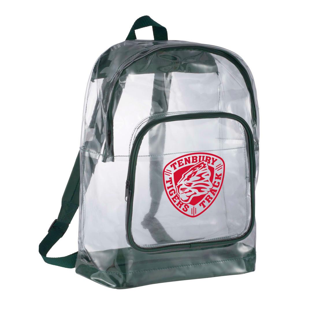 Rally clear backpack Black miniatura 12
