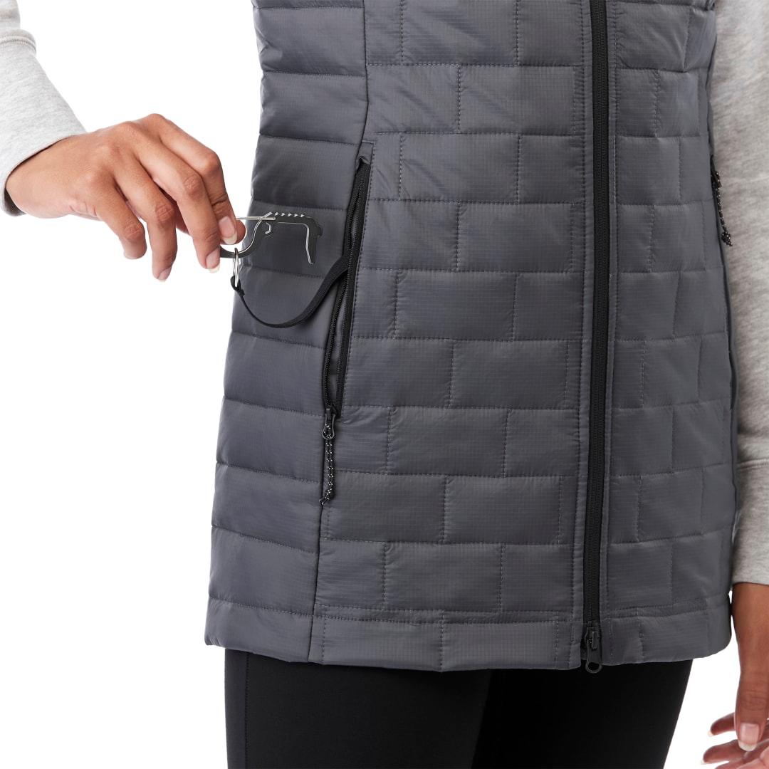 Womens telluride packable insulated vest Black miniatura 19