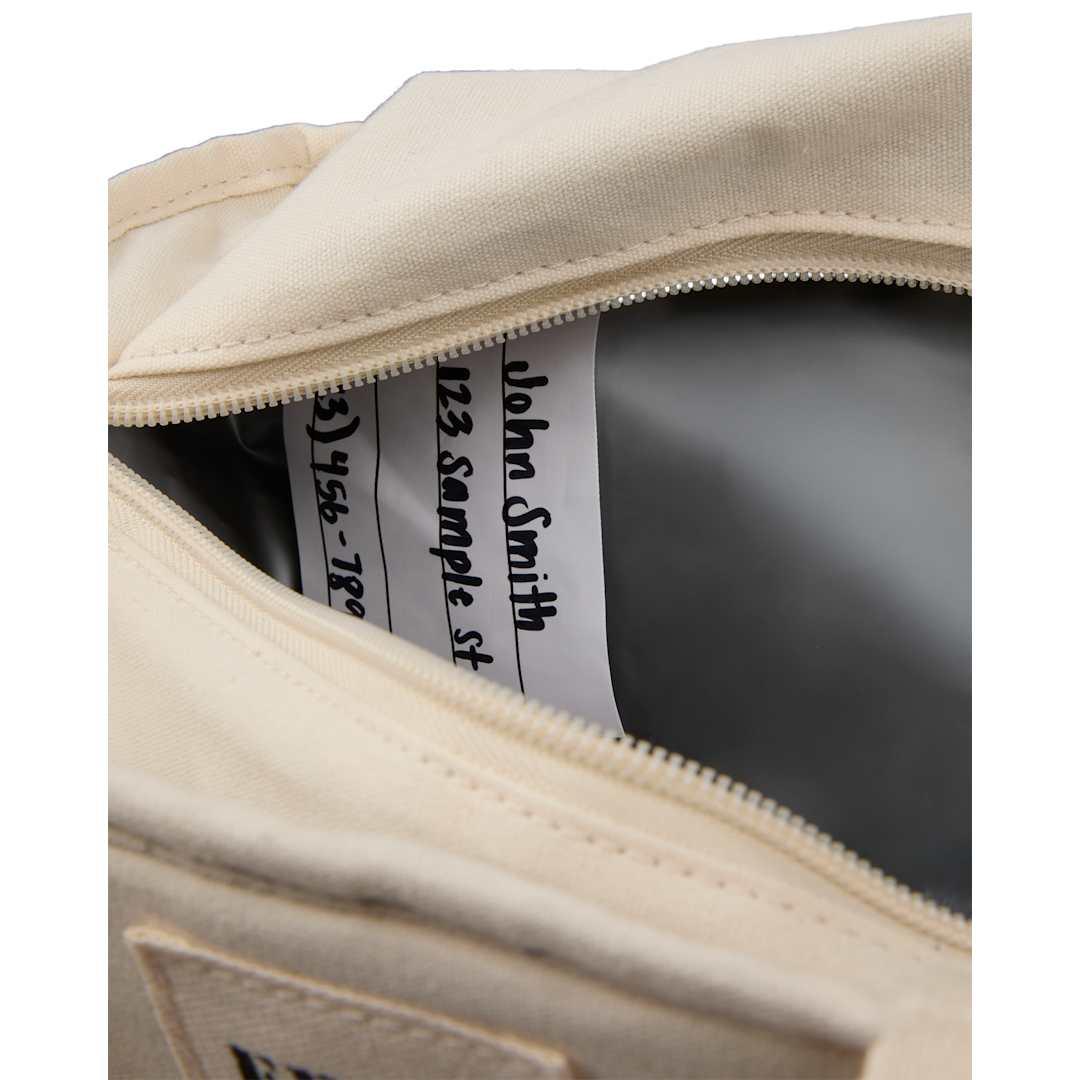 Feed organic cotton 9 can lunch cooler Natural miniatura 6