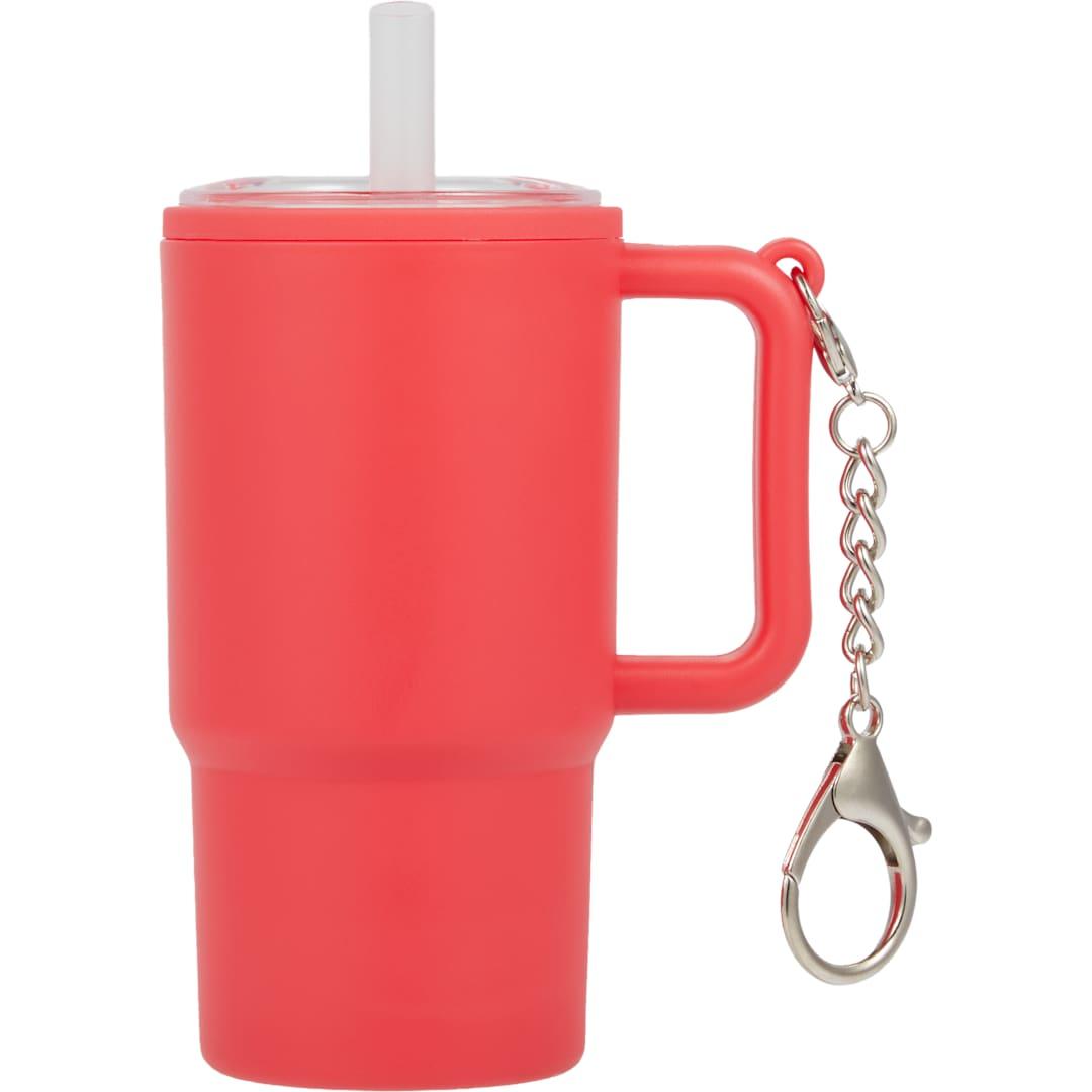 Shot glass tumbler w/ keychain 4oz Black miniatura 56