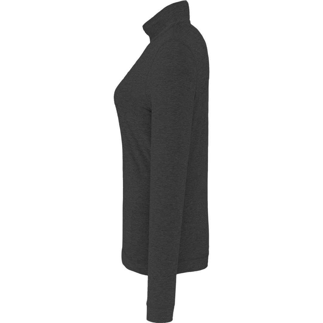 Wellable womens knit 1/4 zip Dark Gray miniatura 14