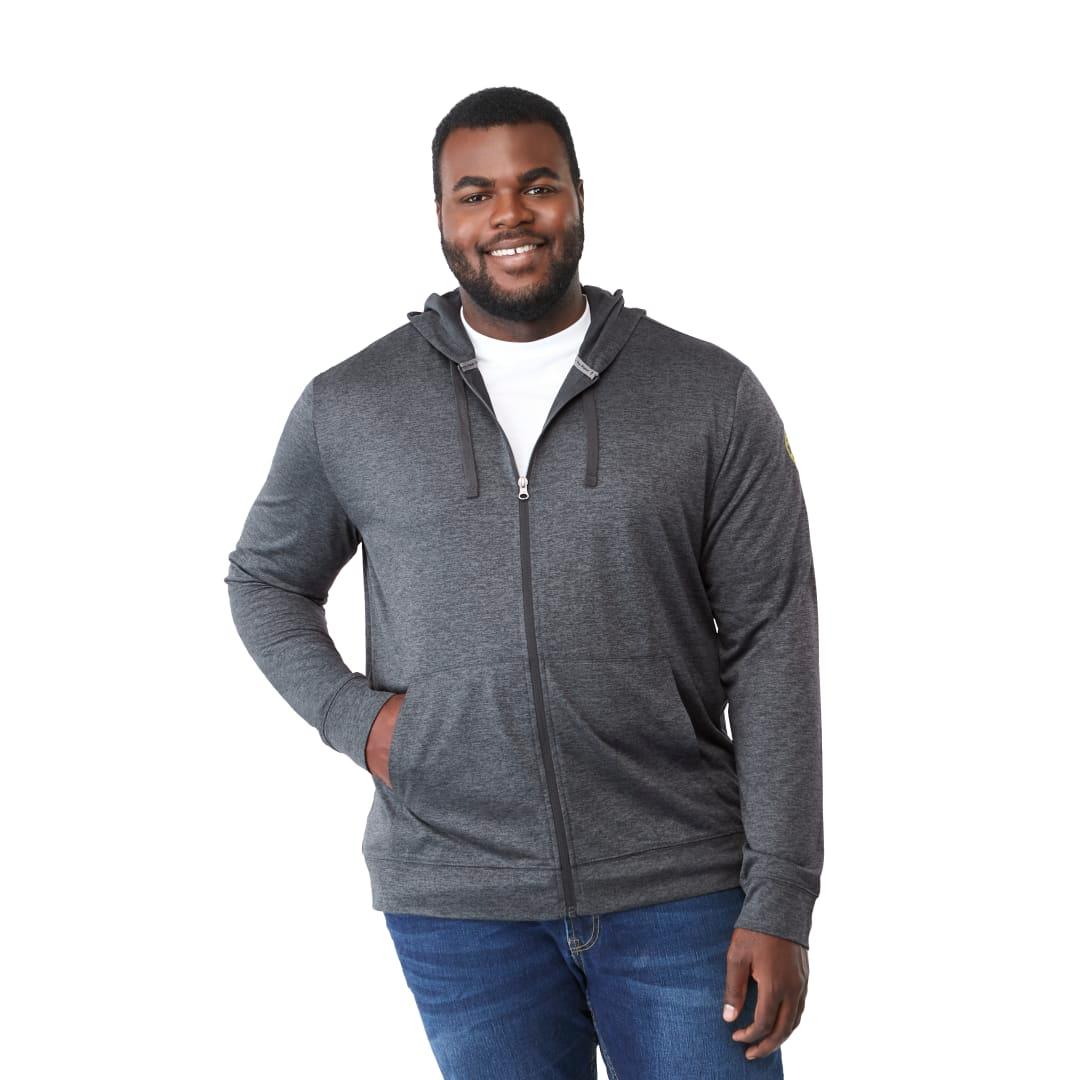 Mens lavar eco knit full zip hoody Navy Blue miniatura 14