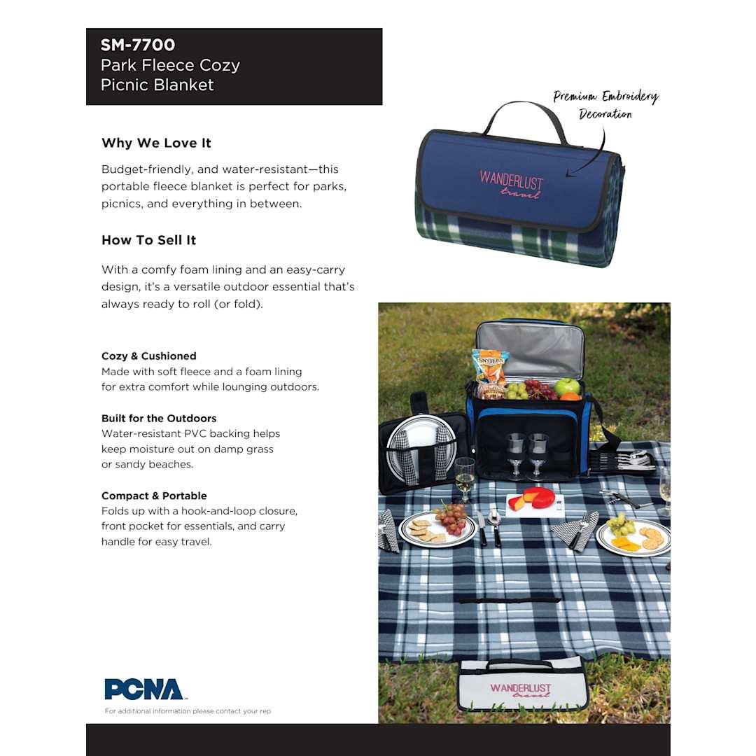 Park fleece blanket Black miniatura 5