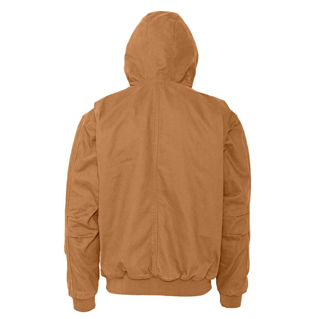 Berne heartland washed duck hooded work jacket Black miniatura 5