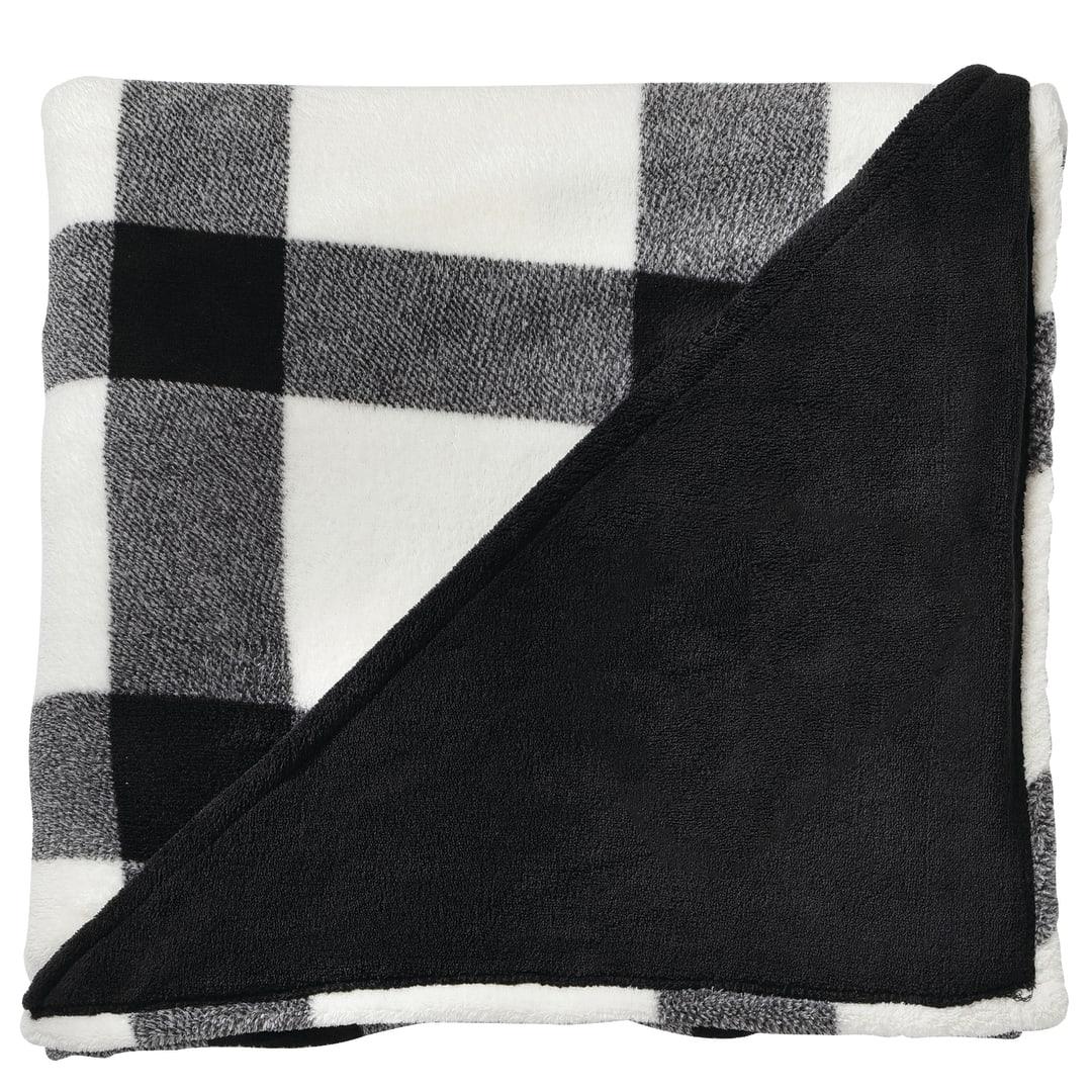 Buffalo plaid ultra plush throw blanket White miniatura 8