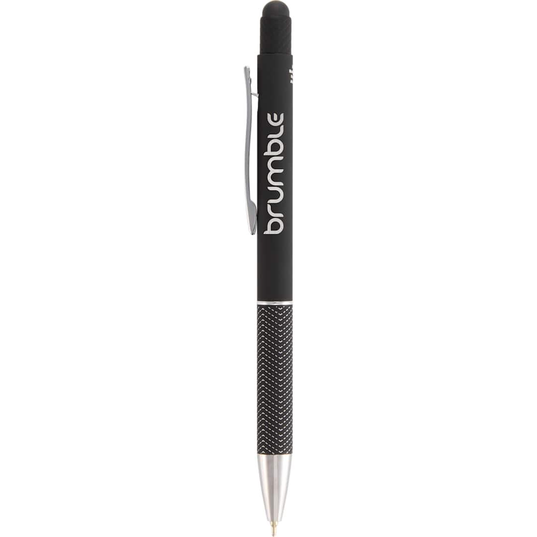 Nadine recycled soft touch gel stylus Black miniatura 7